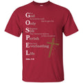 God T-Shirt God Only Son Perish Everlasting Life Jesus Tee Shirt CustomCat