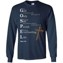 God T-Shirt God Only Son Perish Everlasting Life Jesus Tee Shirt CustomCat