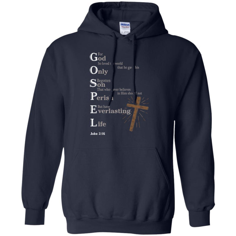 God T-Shirt God Only Son Perish Everlasting Life Jesus Tee Shirt CustomCat