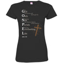 God T-Shirt God Only Son Perish Everlasting Life Jesus Tee Shirt CustomCat