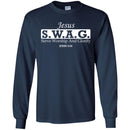God T-Shirt Jesus S.W.A.G Serve Worship Glorify John 3.16 Christian Fashion Tee Shirt CustomCat