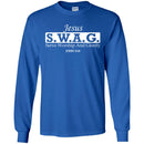 God T-Shirt Jesus S.W.A.G Serve Worship Glorify John 3.16 Christian Fashion Tee Shirt CustomCat