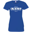 God T-Shirt Jesus S.W.A.G Serve Worship Glorify John 3.16 Christian Fashion Tee Shirt CustomCat