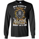 God T-Shirt My God's Not Dead He's Surely Alive He's Livin' on The Inside Roarin' Like A Lion Shirts CustomCat