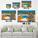 Grand Prismatic Springs in Yellowstone National Park Multi Names Premium Canvas Family Street Sign Family Name Art Canvas For Home Decor Personalized Canvas Family - CANLA75 - CustomCat