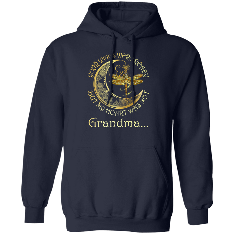 Grandma Your Wings Were Ready But My Heart Was Not Guardian Angel T-shirt CustomCat