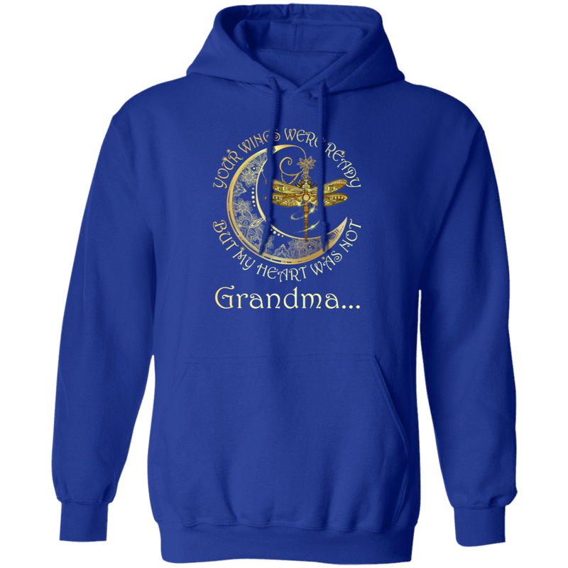 Grandma Your Wings Were Ready But My Heart Was Not Guardian Angel T-shirt CustomCat