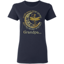 Grandpa Your Wings Were Ready But My Heart Was Not Guardian Angel T-shirt CustomCat