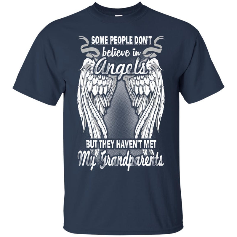 Grandparents Angels T-shirts CustomCat