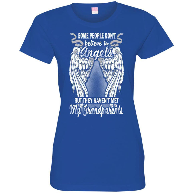 Grandparents Angels T-shirts CustomCat