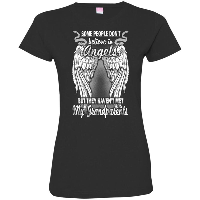 Grandparents Angels T-shirts CustomCat