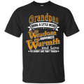 Grandpas Bring A Little More Wisdom Happiness Warmth and Love to Every Life They Touch Family t-shirt CustomCat