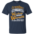 Grandpas Bring A Little More Wisdom Happiness Warmth and Love to Every Life They Touch Family t-shirt CustomCat