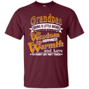 Grandpas Bring A Little More Wisdom Happiness Warmth and Love to Every Life They Touch Family t-shirt CustomCat