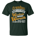 Grandpas Bring A Little More Wisdom Happiness Warmth and Love to Every Life They Touch Family t-shirt CustomCat