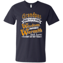 Grandpas Bring A Little More Wisdom Happiness Warmth and Love to Every Life They Touch Family t-shirt CustomCat