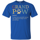 Grandpaw- A Man Who Proudly Claims His Children's Dogs As His Grandogs Funny Dog T-shirt CustomCat