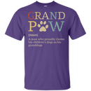 Grandpaw- A Man Who Proudly Claims His Children's Dogs As His Grandogs Funny Dog T-shirt CustomCat
