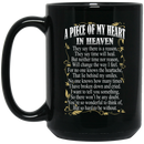 Guardian Angel Coffee Mug A Big Piece Of My Heart In Heaven Quotes 11oz - 15oz Black Mug