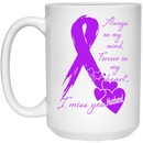 Guardian Angel Coffee Mug Always On My Mind Forever In My Heart I Miss You Husband 11oz - 15oz Black Mug