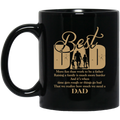 Guardian Angel Coffee Mug Best Dad More Fun Than Work To Be Father 11oz - 15oz Black Mug