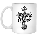 Guardian Angel Coffee Mug Blessed Nana 11oz - 15oz White Mug