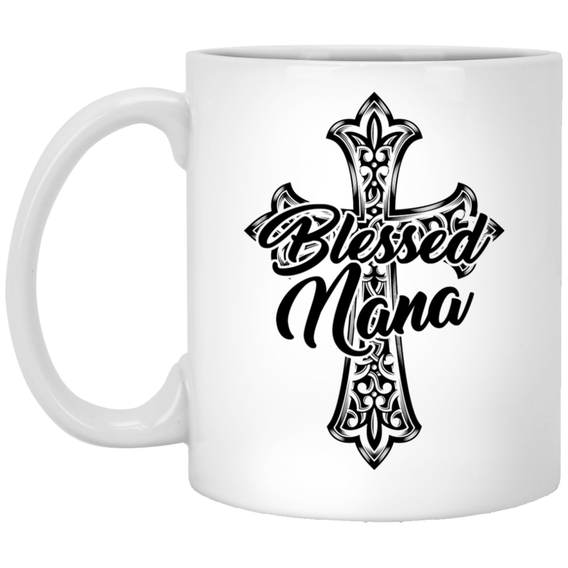Guardian Angel Coffee Mug Blessed Nana 11oz - 15oz White Mug
