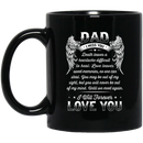 Guardian Angel Coffee Mug Dad I Miss You I Will Forever Love You 11oz - 15oz Black Mug