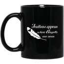 Guardian Angel Coffee Mug Feathers Appear When Angels Are Near 11oz - 15oz Black Mug