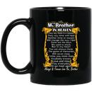 Guardian Angel Coffee Mug For My Brother In Heaven Always Forever Love You Best Friend 11oz - 15oz Black Mug