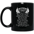 Guardian Angel Coffee Mug For My Brother In Heaven Love And Miss You Everyday 11oz - 15oz Black Mug