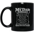 Guardian Angel Coffee Mug For My Dad In Heaven Always And Forever Love You 11oz - 15oz Black Mug