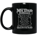 Guardian Angel Coffee Mug For My Dad In Heaven Always And Forever Love You 11oz - 15oz Black Mug