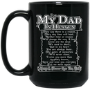 Guardian Angel Coffee Mug For My Dad In Heaven Always And Forever Love You 11oz - 15oz Black Mug