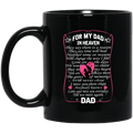 Guardian Angel Coffee Mug For My Dad In Heaven Love And Miss You Everyday 11oz - 15oz Black Mug