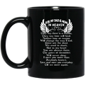 Guardian Angel Coffee Mug For My Dad & Mom In Heaven Love And Miss You Everyday 11oz - 15oz Black Mug