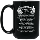 Guardian Angel Coffee Mug For My Dad & Mom In Heaven Love And Miss You Everyday 11oz - 15oz Black Mug