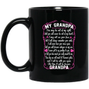 Guardian Angel Coffee Mug For My Grandpa In Heaven Love And Miss You Everyday 11oz - 15oz Black Mug