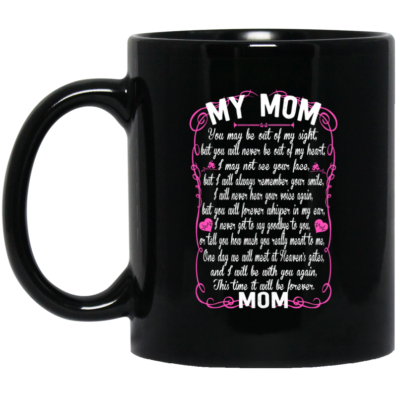 Guardian Angel Coffee Mug For My Mom In Heaven Love And Miss You Everyday 11oz - 15oz Black Mug