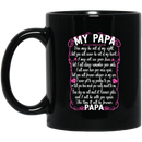 Guardian Angel Coffee Mug For My Papa In Heaven Love And Miss You Everyday 11oz - 15oz Black Mug