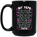 Guardian Angel Coffee Mug For My Papa In Heaven Love And Miss You Everyday 11oz - 15oz Black Mug