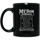 Guardian Angel Coffee Mug For My Son In Heaven Always And Forever Love You 11oz - 15oz Black Mug