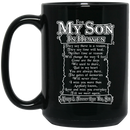 Guardian Angel Coffee Mug For My Son In Heaven Always And Forever Love You 11oz - 15oz Black Mug