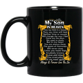 Guardian Angel Coffee Mug For My Son In Heaven Always Forever Love You Best Friend 11oz - 15oz Black Mug