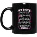 Guardian Angel Coffee Mug For My Uncle In Heaven Love And Miss You Everyday 11oz - 15oz Black Mug
