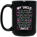 Guardian Angel Coffee Mug For My Uncle In Heaven Love And Miss You Everyday 11oz - 15oz Black Mug