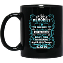Guardian Angel Coffee Mug Gates Of Momories Will Never Close How Much I Miss You Son 11oz - 15oz Black Mug