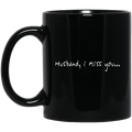 Guardian Angel Coffee Mug Husband, I Miss You 11oz - 15oz Black Mug