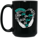 Guardian Angel Coffee Mug Husband Your Wings Were Ready But My Heart Was Not 11oz - 15oz Black Mug