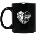 Guardian Angel Coffee Mug I Am His Eyes He is My Wings My Spirit I Am His Daughter 11oz - 15oz Black Mug